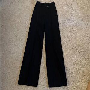 Fashion Nova Wide-Leg High-Waist Black Trousers